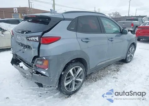 2021 Hyundai Kona Limited из США, поврежденный, VIN KM8K33A51MU667455